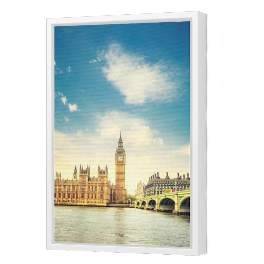 Thumbnail for Canvas - White Floating Frame