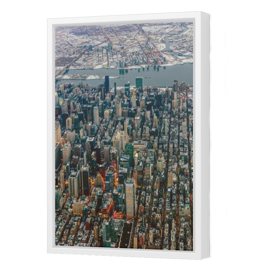 Thumbnail for Canvas - White Floating Frame