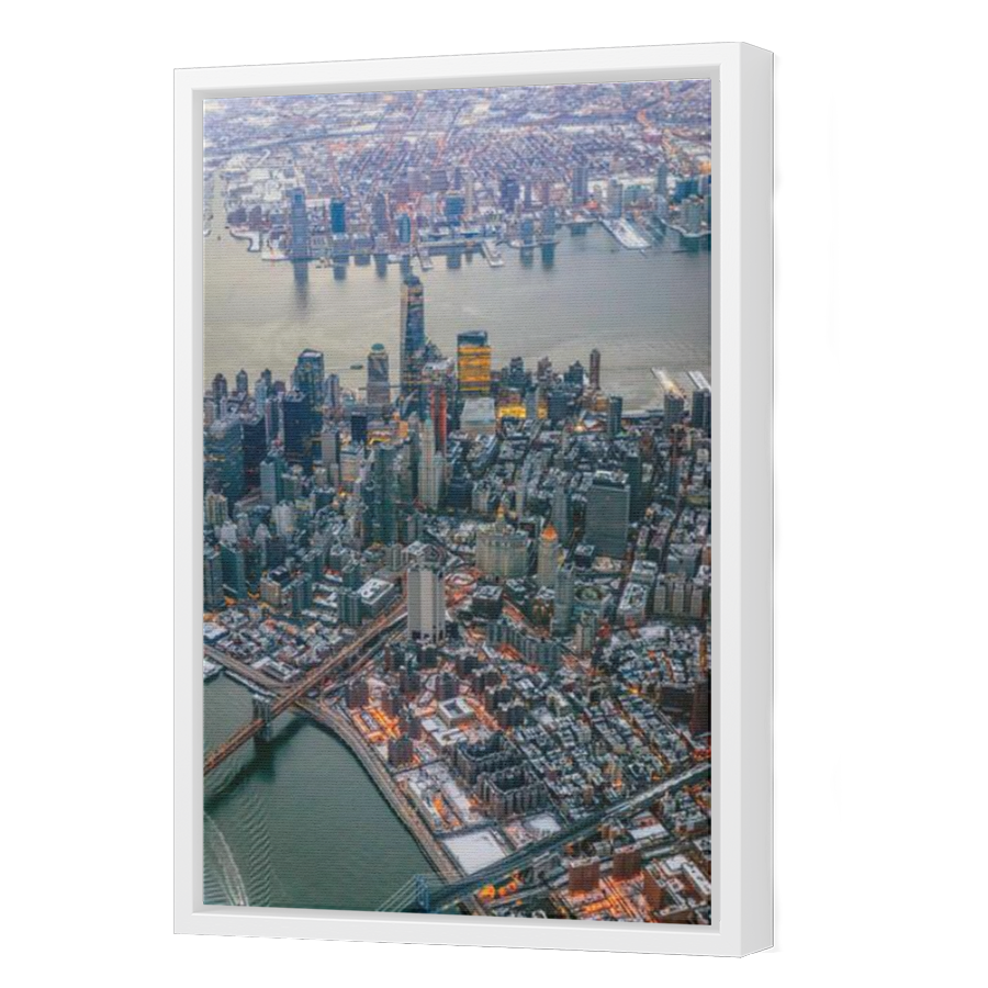 Thumbnail for Canvas - White Floating Frame