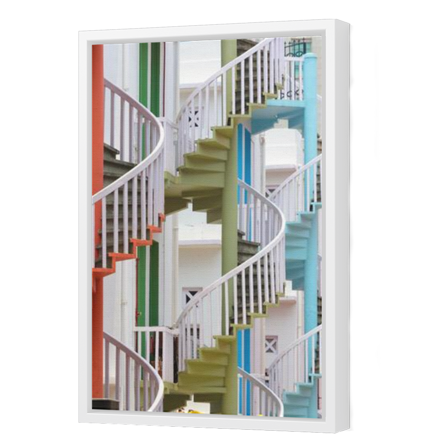 Thumbnail for Canvas - White Floating Frame