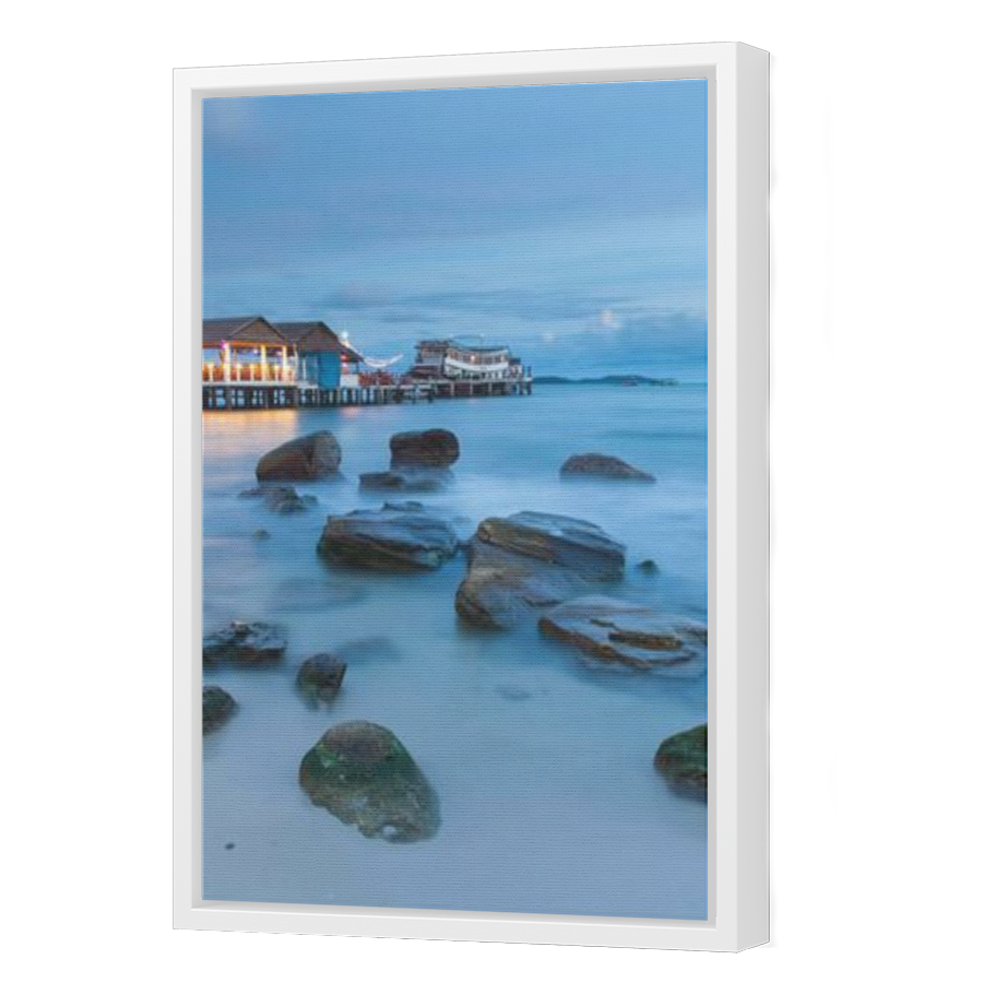 Thumbnail for Canvas - White Floating Frame