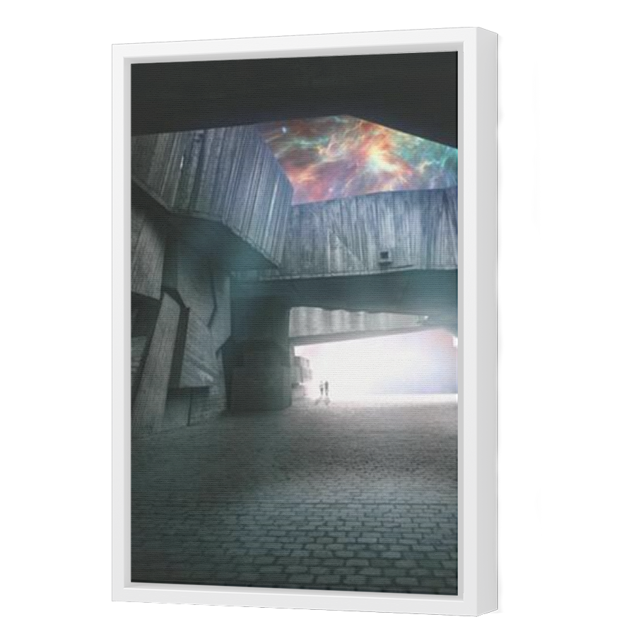 Thumbnail for Canvas - White Floating Frame