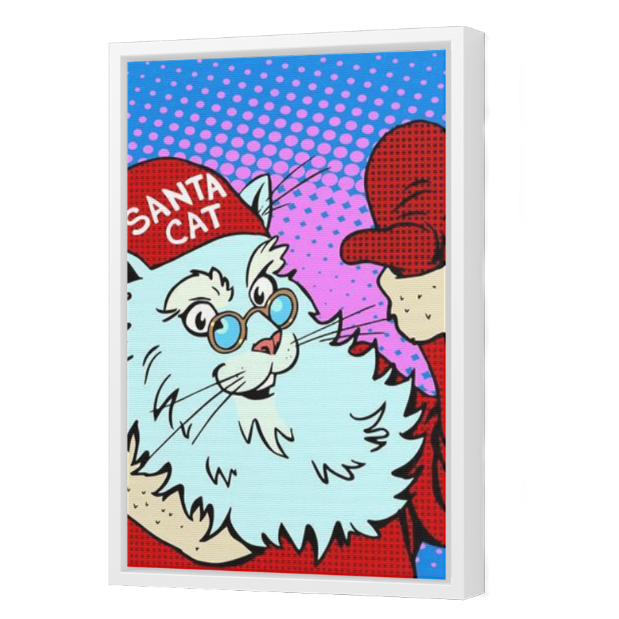 Thumbnail for Canvas - White Floating Frame
