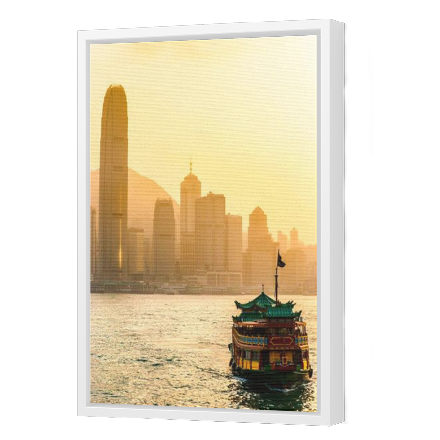 Thumbnail for Canvas - White Floating Frame