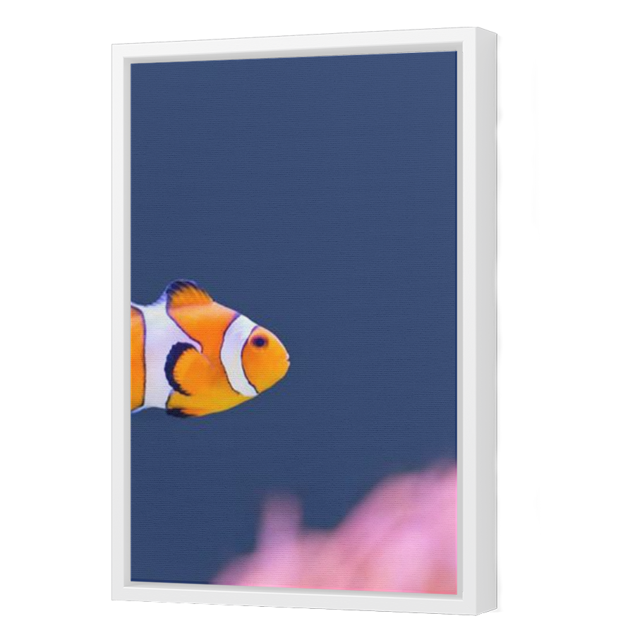 Thumbnail for Canvas - White Floating Frame