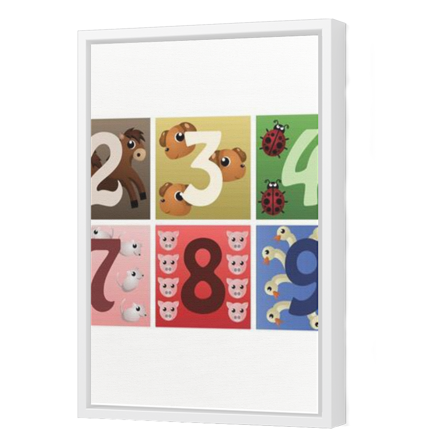 Thumbnail for Canvas - White Floating Frame