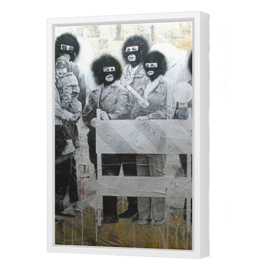 Thumbnail for Canvas - White Floating Frame