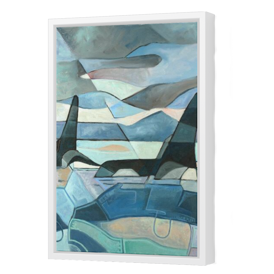 Thumbnail for Canvas - White Floating Frame