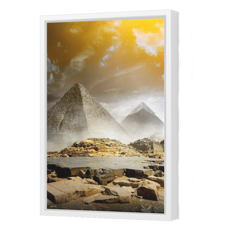 Thumbnail for Canvas - White Floating Frame