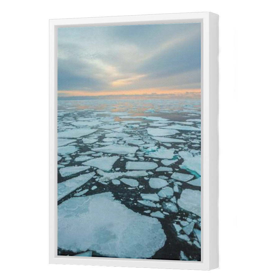Thumbnail for Canvas - White Floating Frame