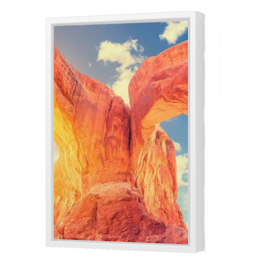 Thumbnail for Canvas - White Floating Frame