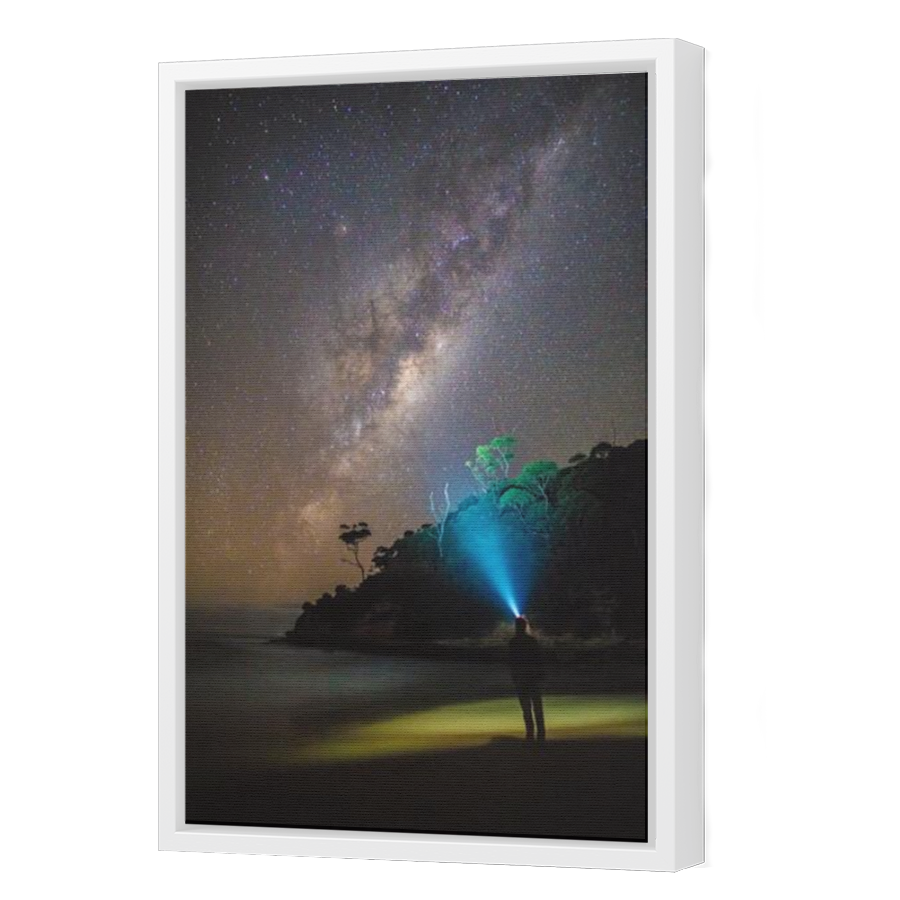 Thumbnail for Canvas - White Floating Frame
