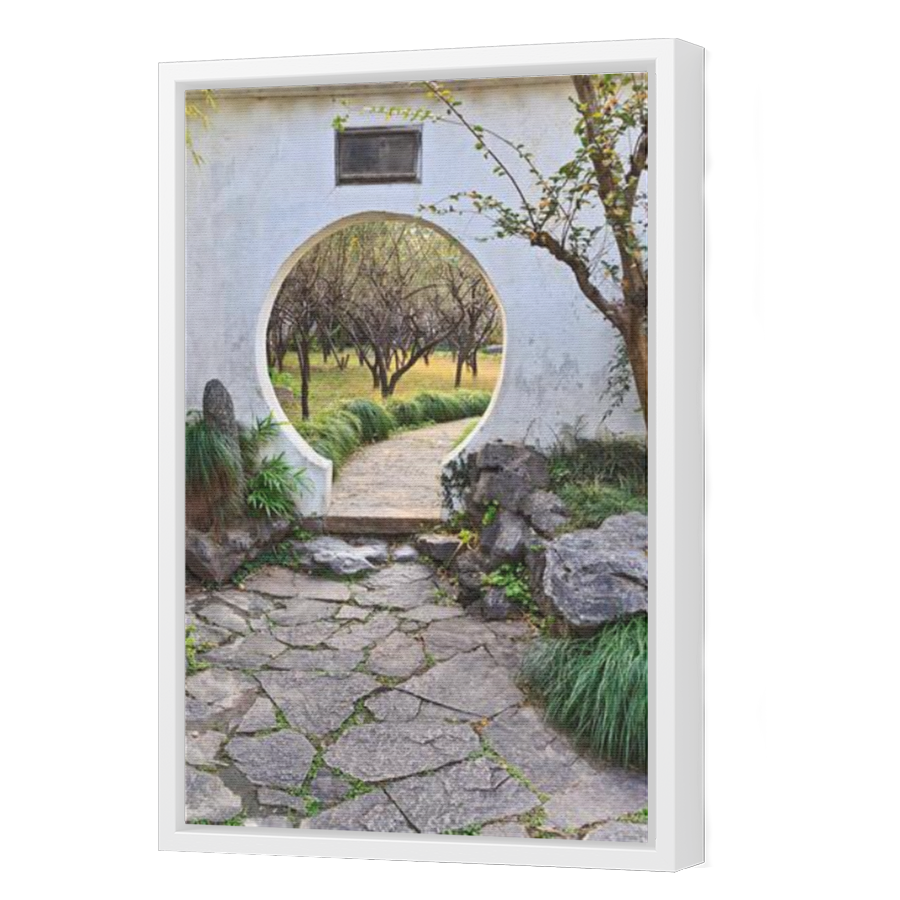 Thumbnail for Canvas - White Floating Frame