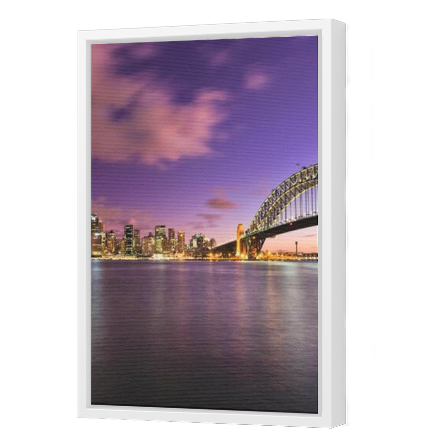 Thumbnail for Canvas - White Floating Frame