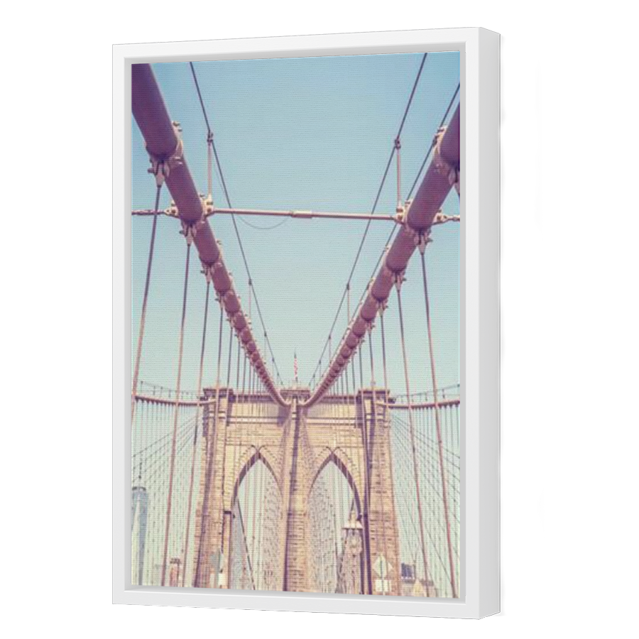 Thumbnail for Canvas - White Floating Frame