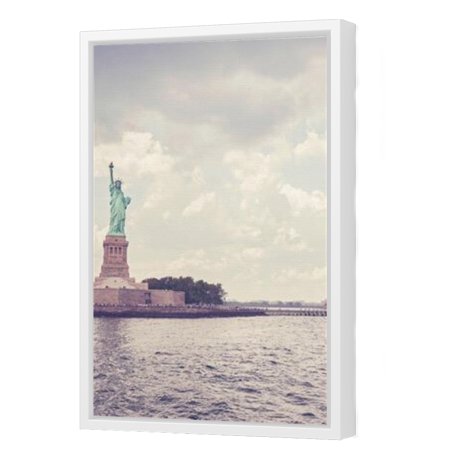 Thumbnail for Canvas - White Floating Frame