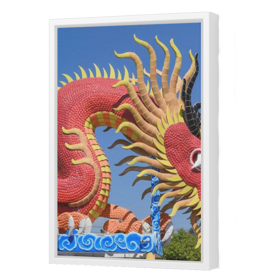 Thumbnail for Canvas - White Floating Frame