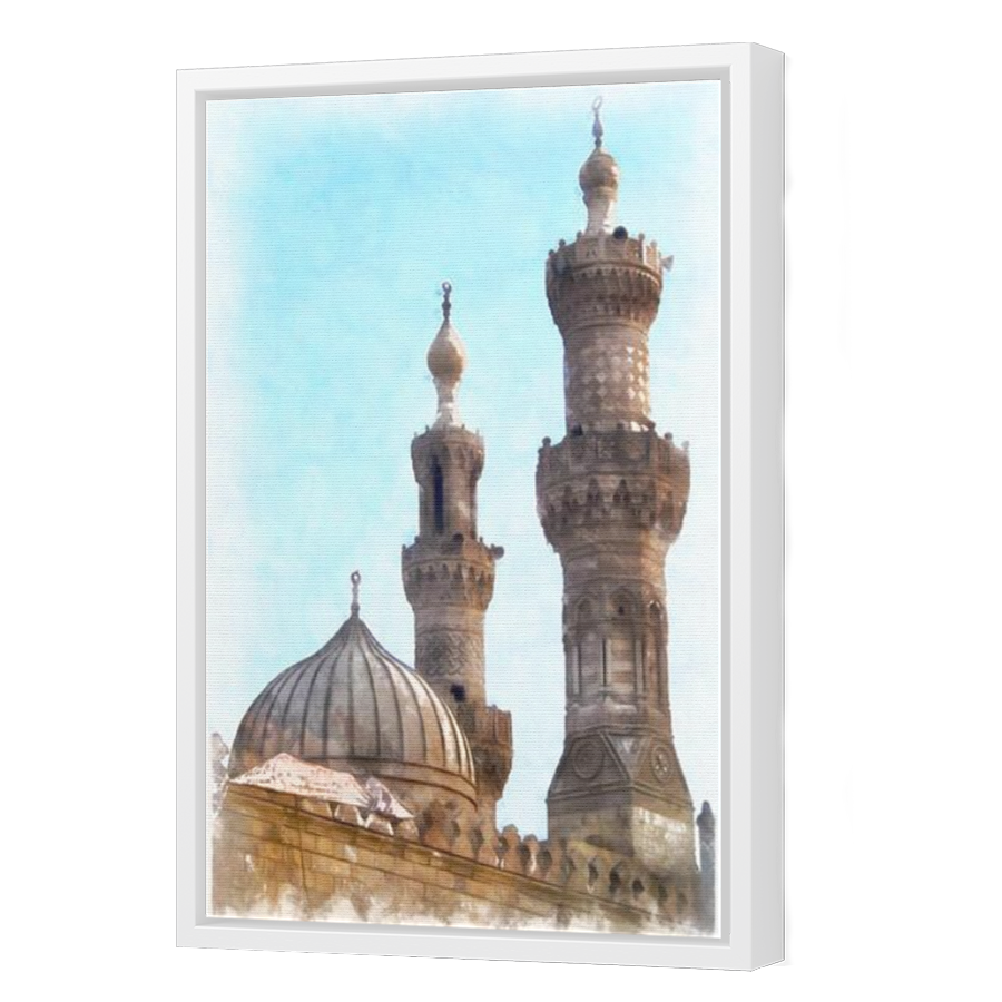 Thumbnail for Canvas - White Floating Frame