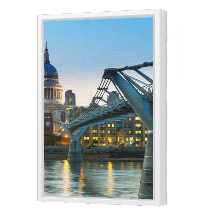 Thumbnail for Canvas - White Floating Frame