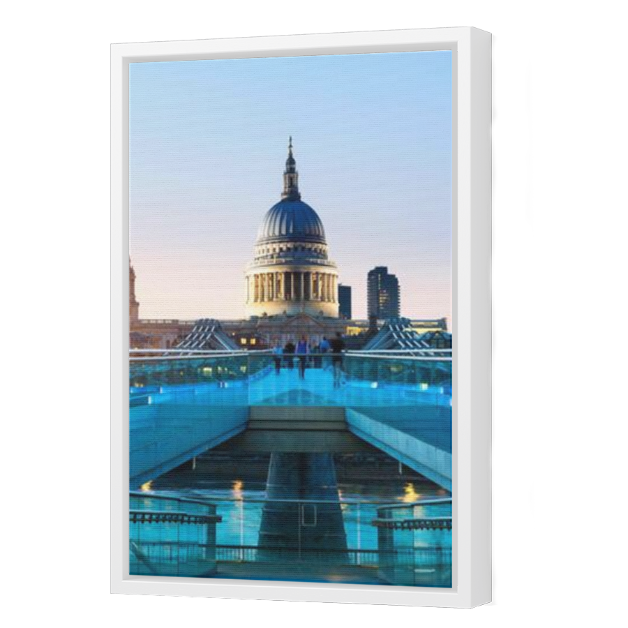 Thumbnail for Canvas - White Floating Frame