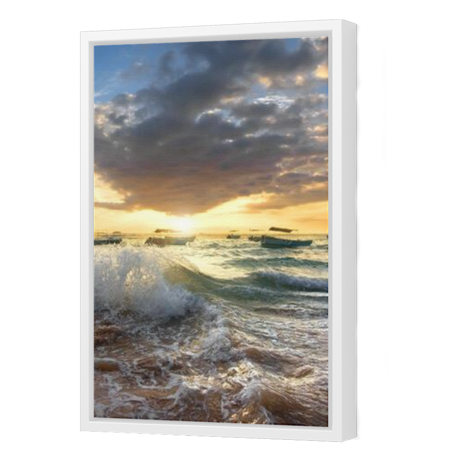 Thumbnail for Canvas - White Floating Frame