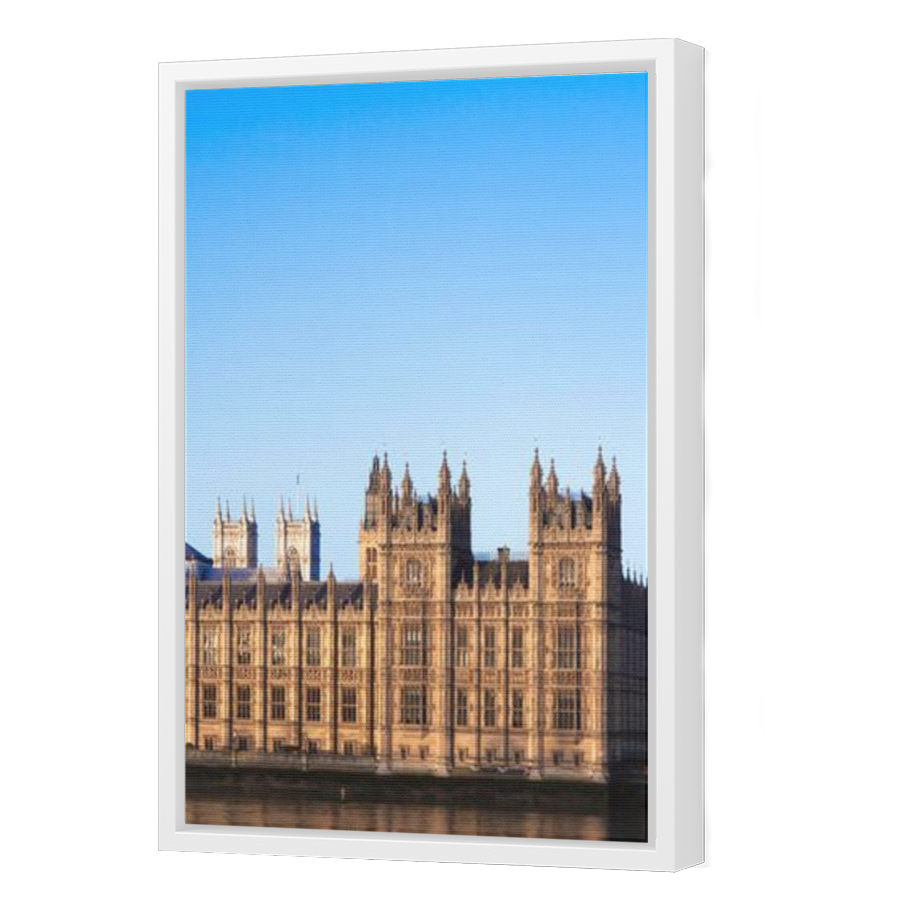 Thumbnail for Canvas - White Floating Frame