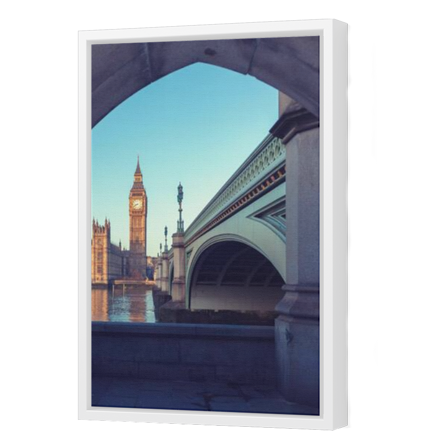 Thumbnail for Canvas - White Floating Frame