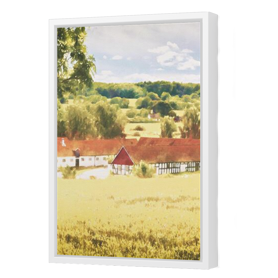 Thumbnail for Canvas - White Floating Frame
