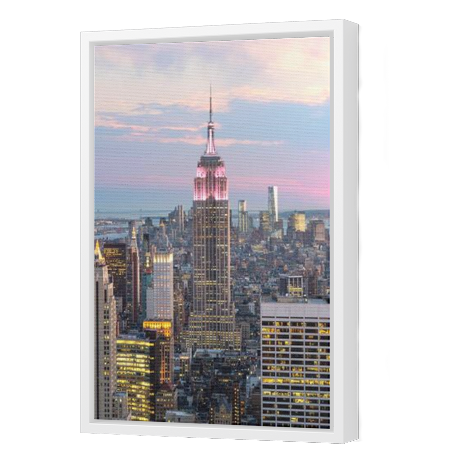 Thumbnail for Canvas - White Floating Frame
