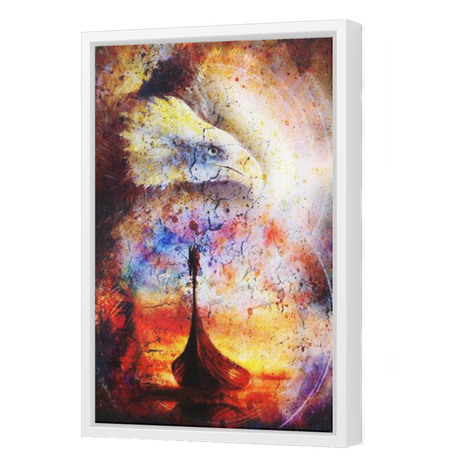 Thumbnail for Canvas - White Floating Frame