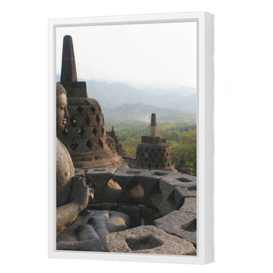 Thumbnail for Canvas - White Floating Frame