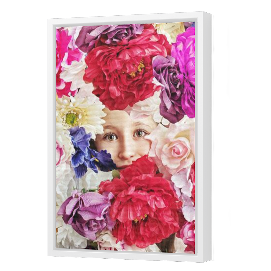 Thumbnail for Canvas - White Floating Frame