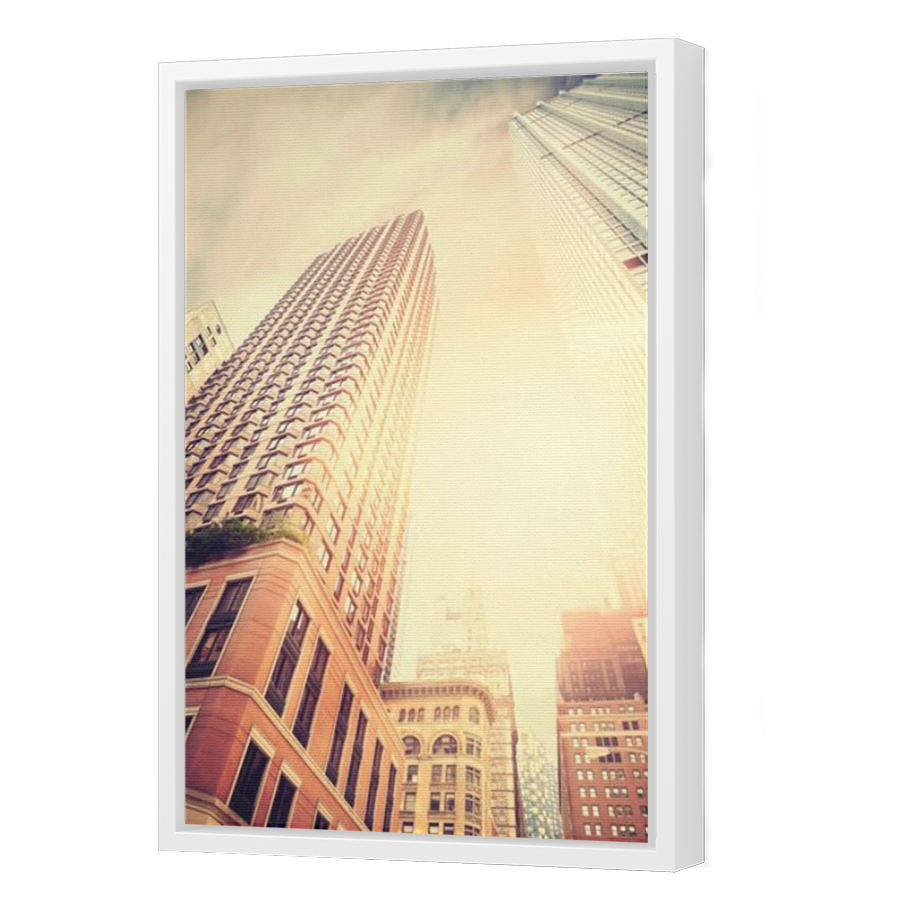 Thumbnail for Canvas - White Floating Frame
