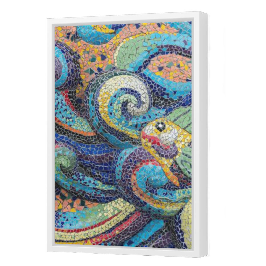 Thumbnail for Canvas - White Floating Frame