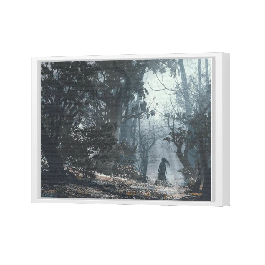 Thumbnail for Canvas - White Floating Frame