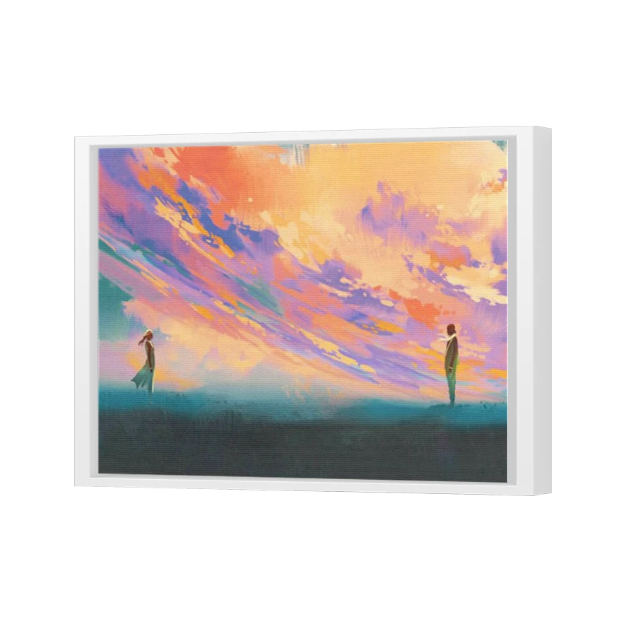 Thumbnail for Canvas - White Floating Frame