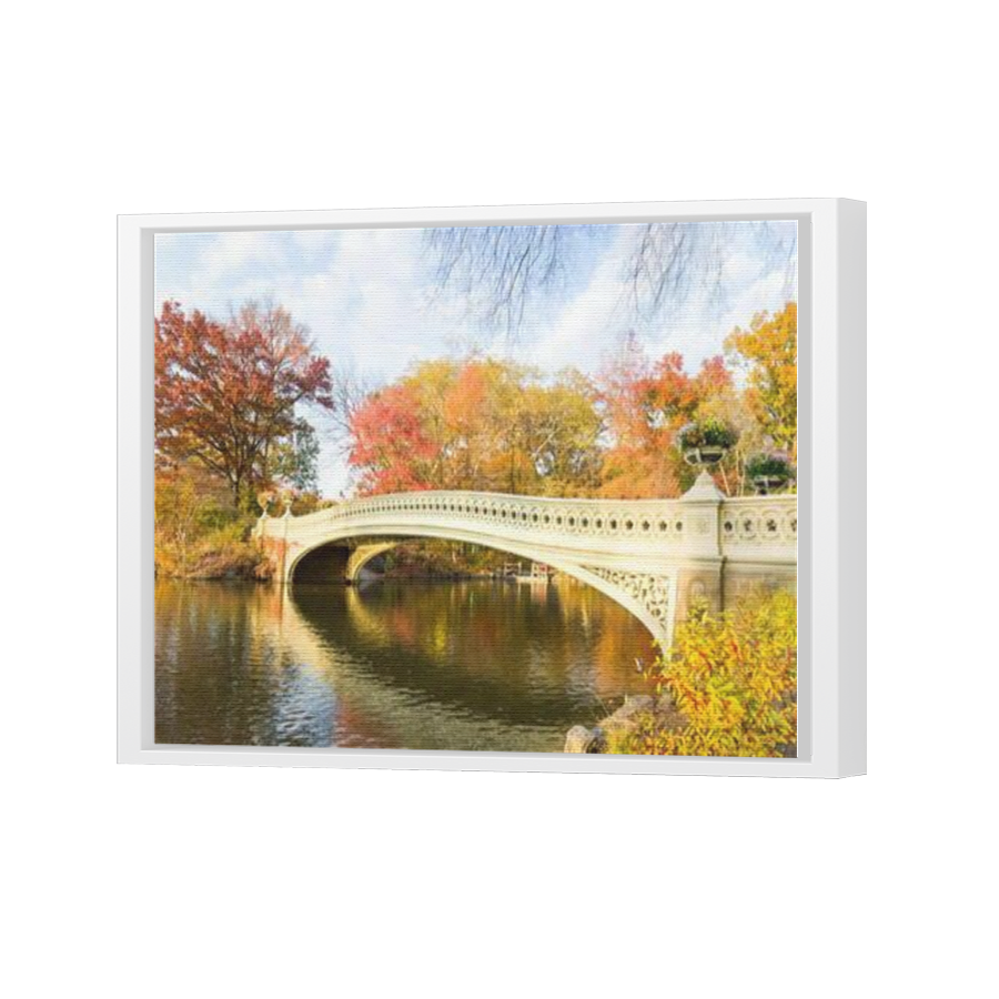 Thumbnail for Canvas - White Floating Frame