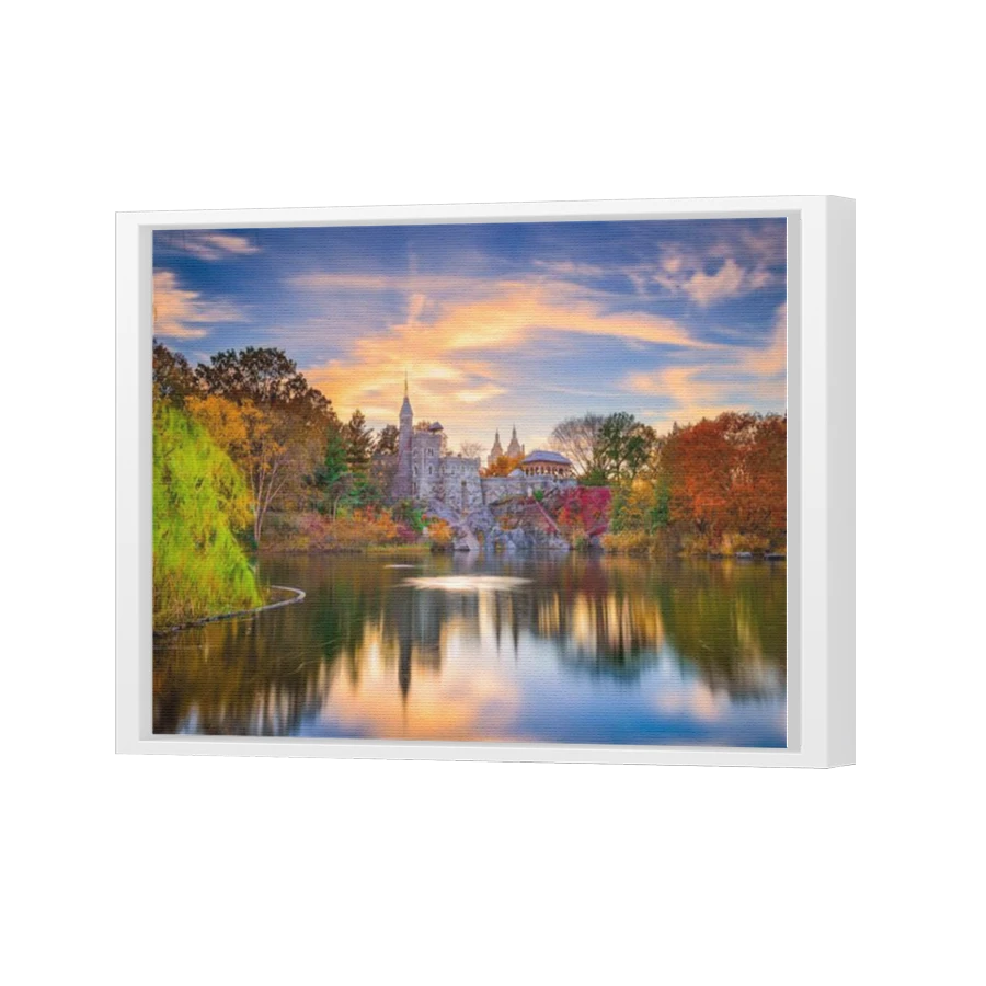 Thumbnail for Canvas - White Floating Frame