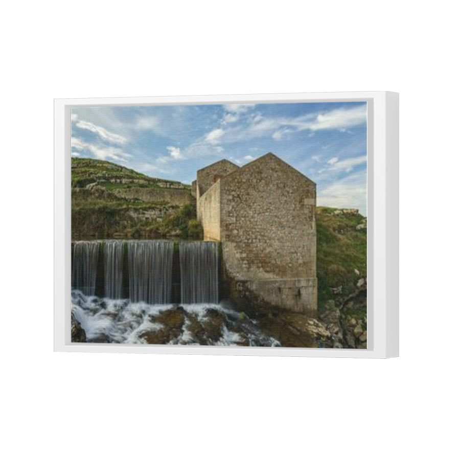 Thumbnail for Canvas - White Floating Frame