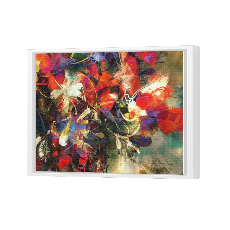 Thumbnail for Canvas - White Floating Frame