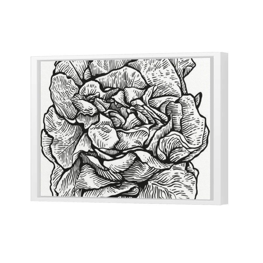 Thumbnail for Canvas - White Floating Frame