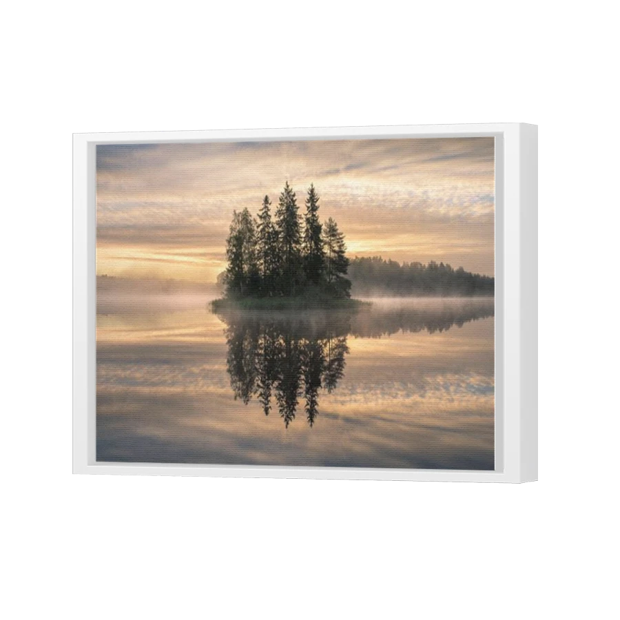 Thumbnail for Canvas - White Floating Frame