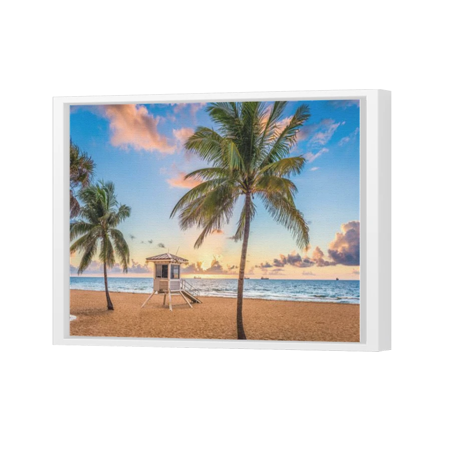 Thumbnail for Canvas - White Floating Frame