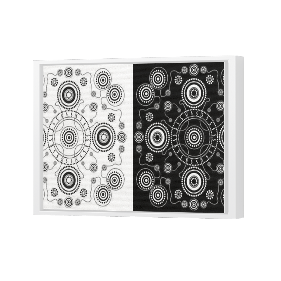 Thumbnail for Canvas - White Floating Frame