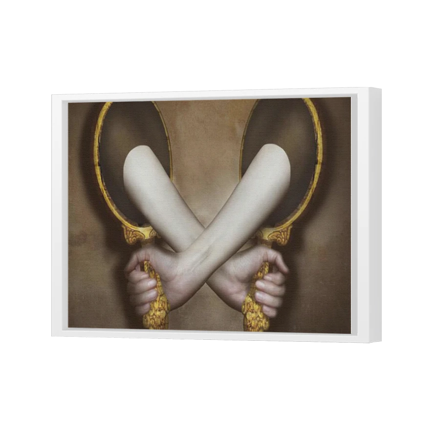 Thumbnail for Canvas - White Floating Frame