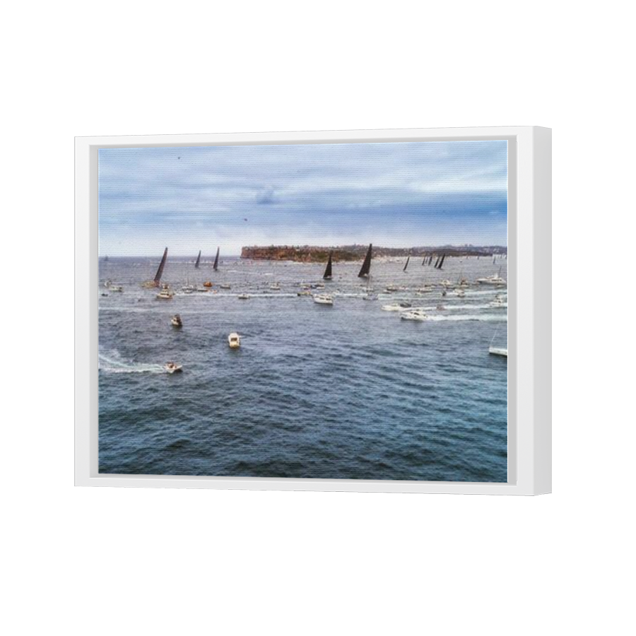 Thumbnail for Canvas - White Floating Frame