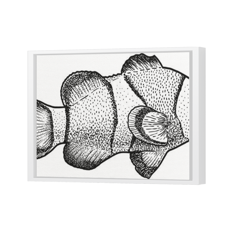 Thumbnail for Canvas - White Floating Frame