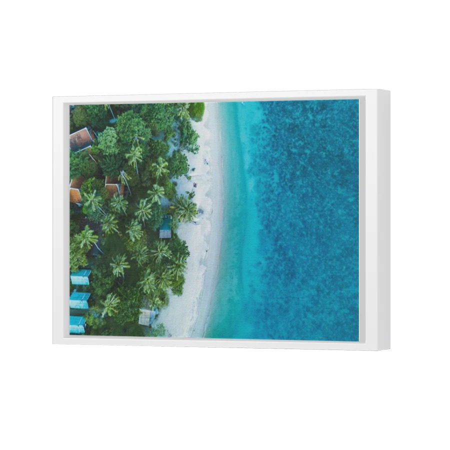 Thumbnail for Canvas - White Floating Frame