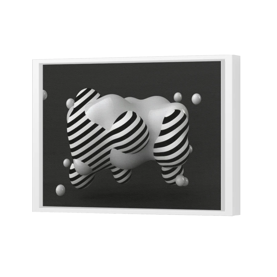 Thumbnail for Canvas - White Floating Frame