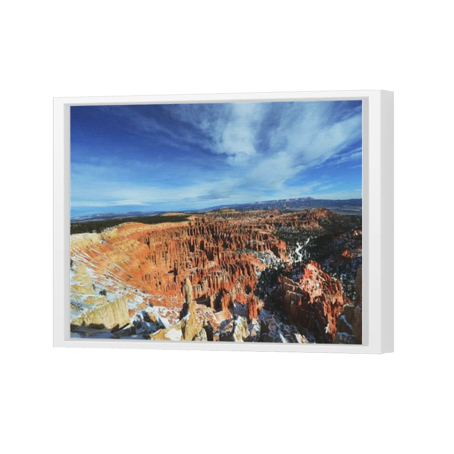 Thumbnail for Canvas - White Floating Frame